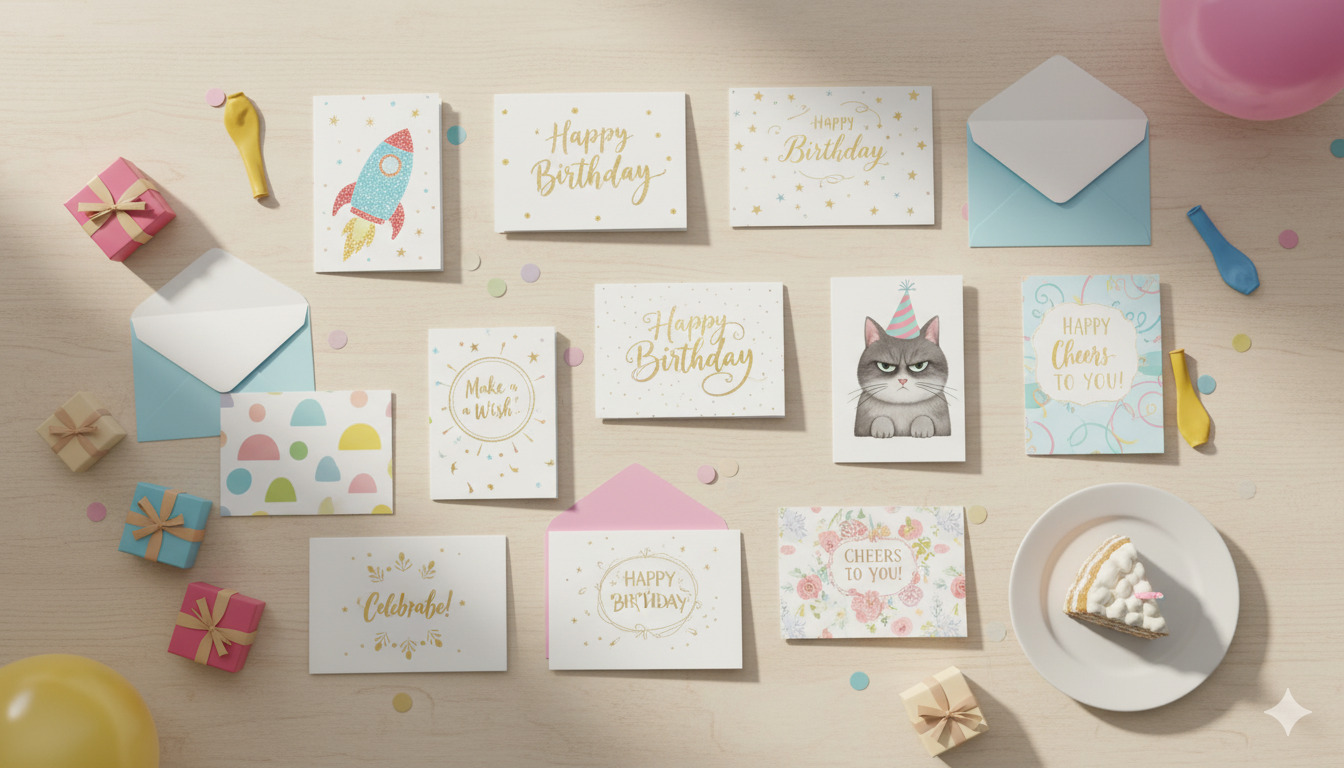 Birthday card collection