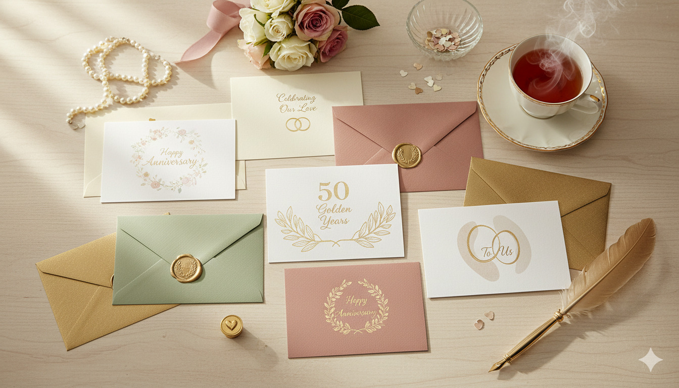 Anniversary card collection